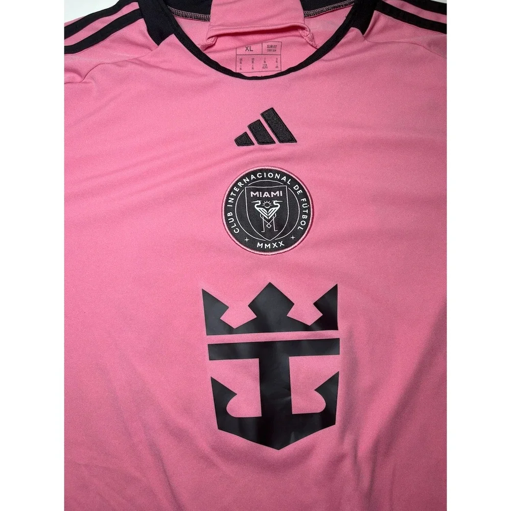 Adidas Lionel Messi Inter Miami CF Jersey Pink JE9741 Men's Size XL